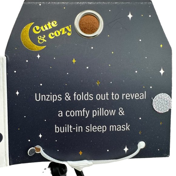 Cute and Cozy Monkey Mask and Neck Pillow Brown Stuffed Animal Plush Toy - Picture 6 of 7